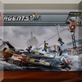 Y03. New sealed Lego 8633 Agents Speed Boat Rescue Mission - 8633 pieces - $125